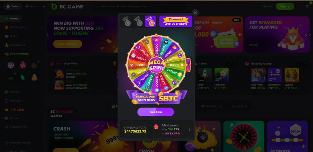 Spirit Casino screenshot